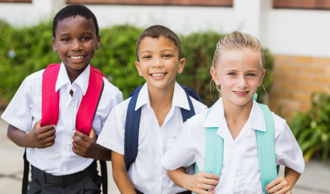 Group of Students Outside of School